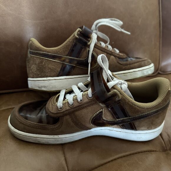 Nike Vandal Low Tortoise Shell Womens Size 6.5 312492-211 Brown Gold - Picture 3 of 8
